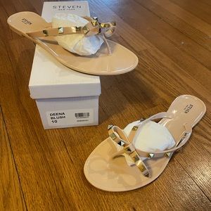 Steve Madden Deena Blush Stud Sandals